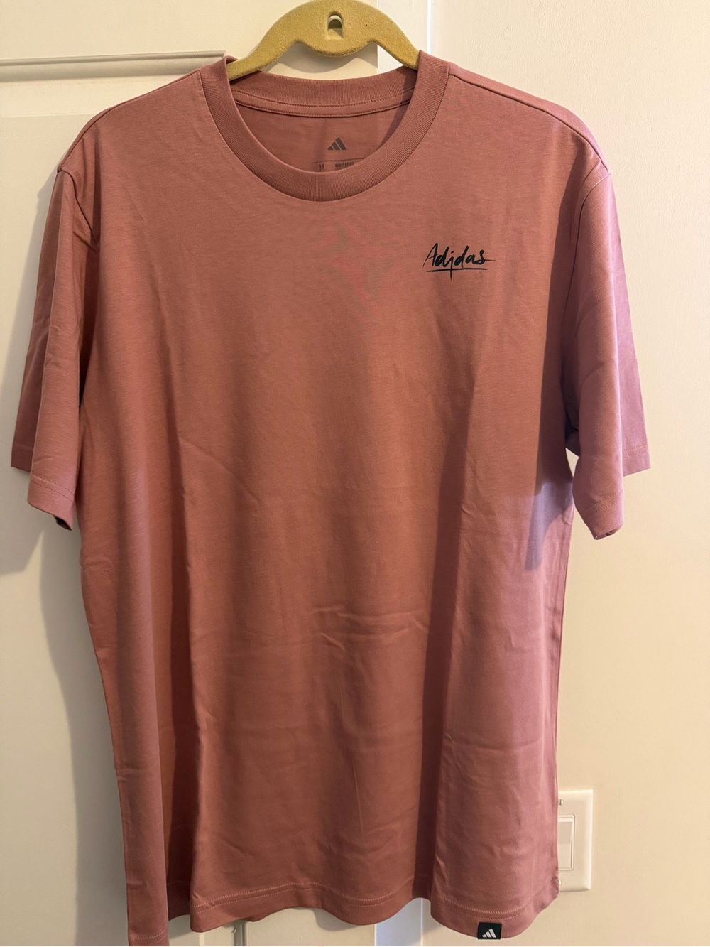 Adidas Men's Script Logo Short Sleeve Tee
